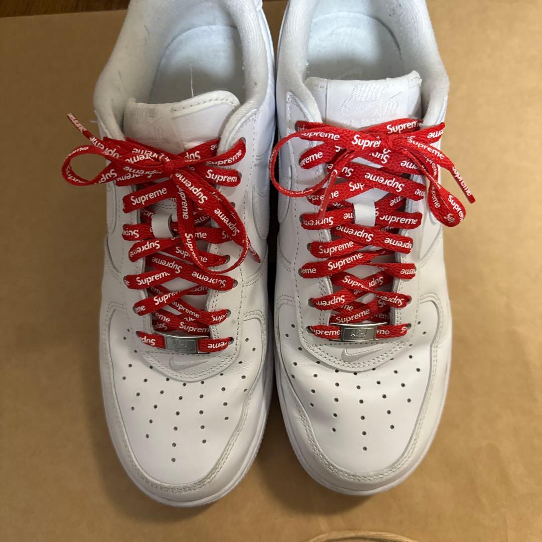 supreme airforce1 ホワイト 27cm