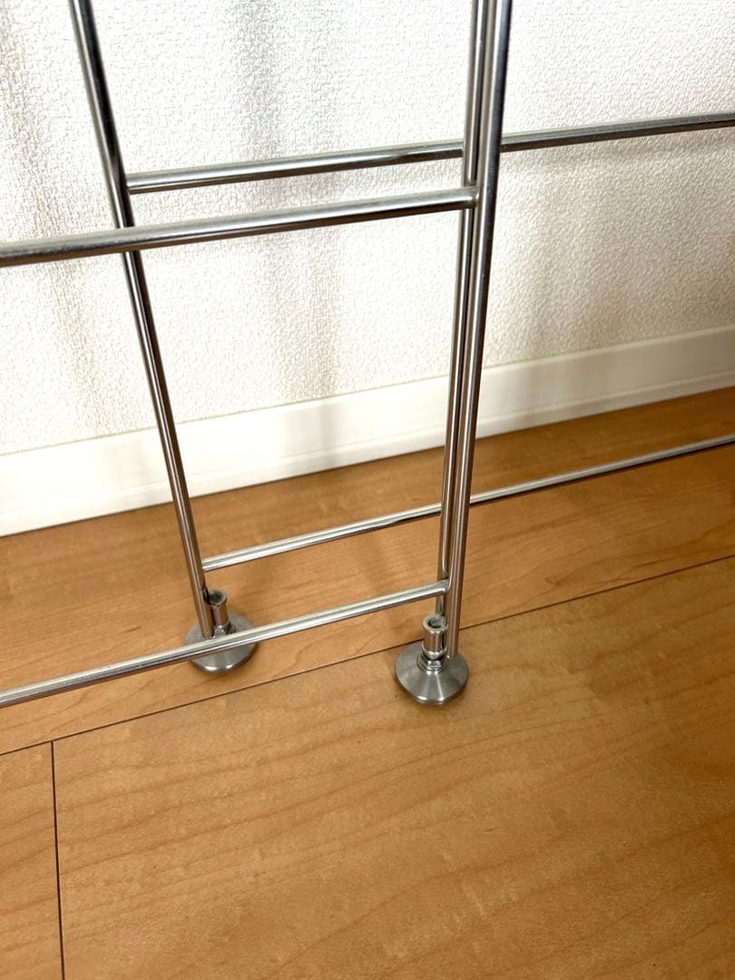 無印良品　ステンレスユニットシェルフ帆立中120cm 2点セット