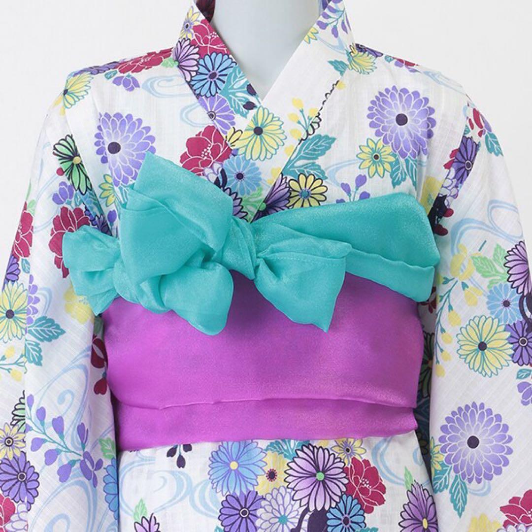 アナスイミニ　浴衣　浴衣ドレス　兵児帯　新品　140