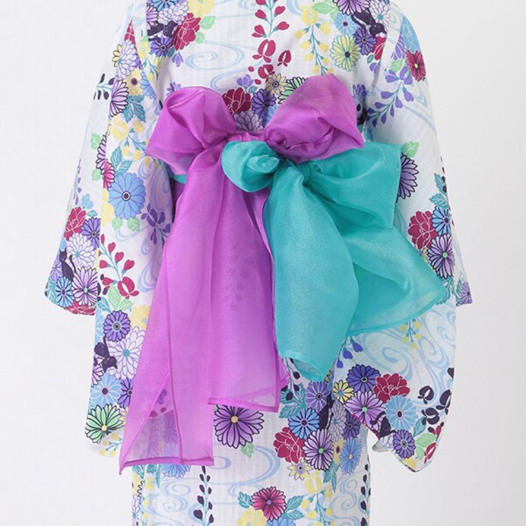 アナスイミニ　浴衣　浴衣ドレス　兵児帯　新品　140