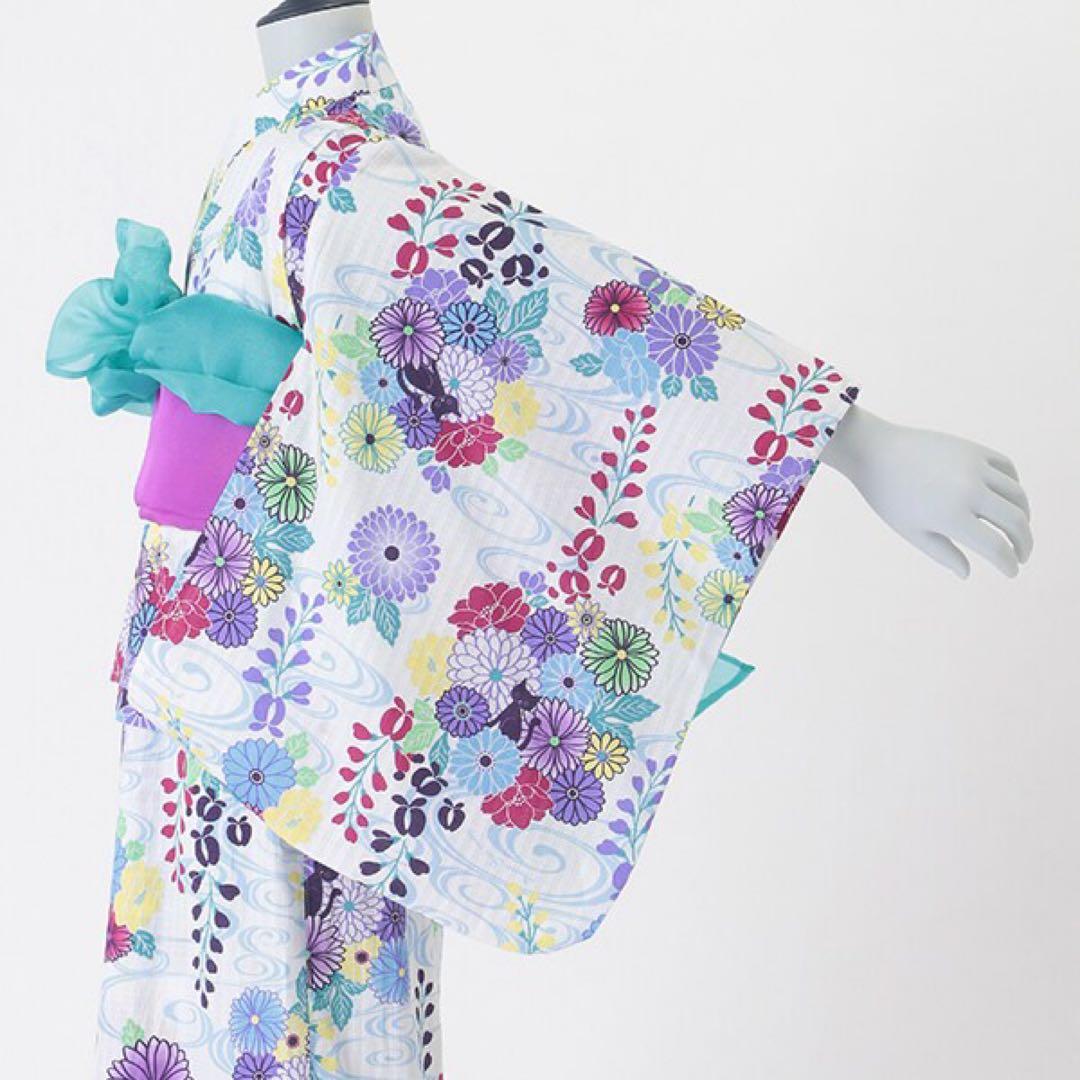 アナスイミニ　浴衣　浴衣ドレス　兵児帯　新品　140