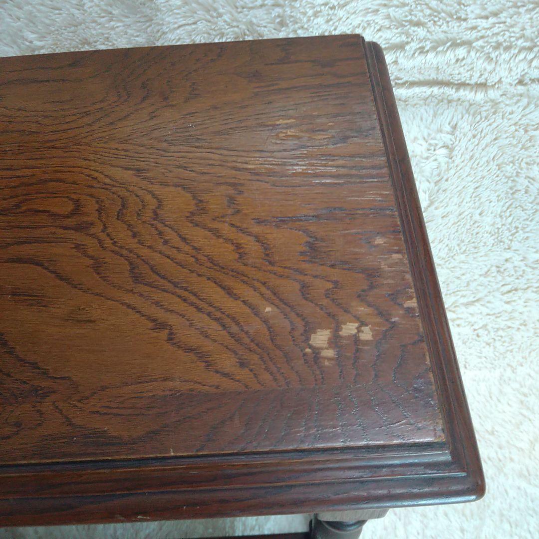 アンティークテーブル 引き出しが付いた珍しいサイドテーブル