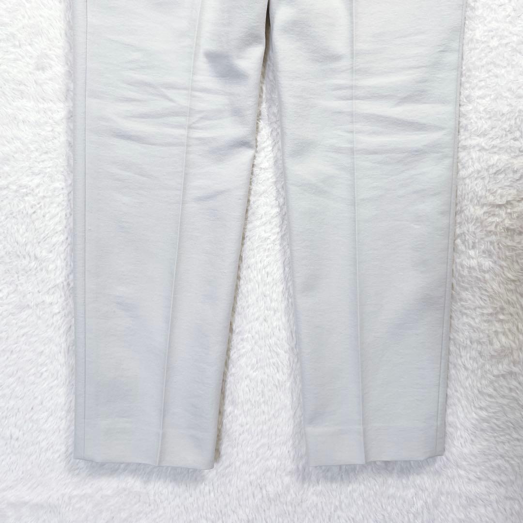23SS✨セオリー パンツスーツ ストレッチノーカラージャケット ライトグレーS
