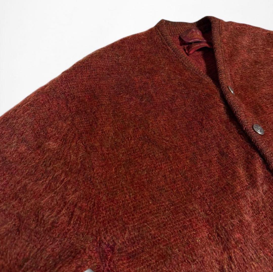 珍*助様 60s 毛足長 モヘア 無地 カーディガン カートコバーン NIRVA