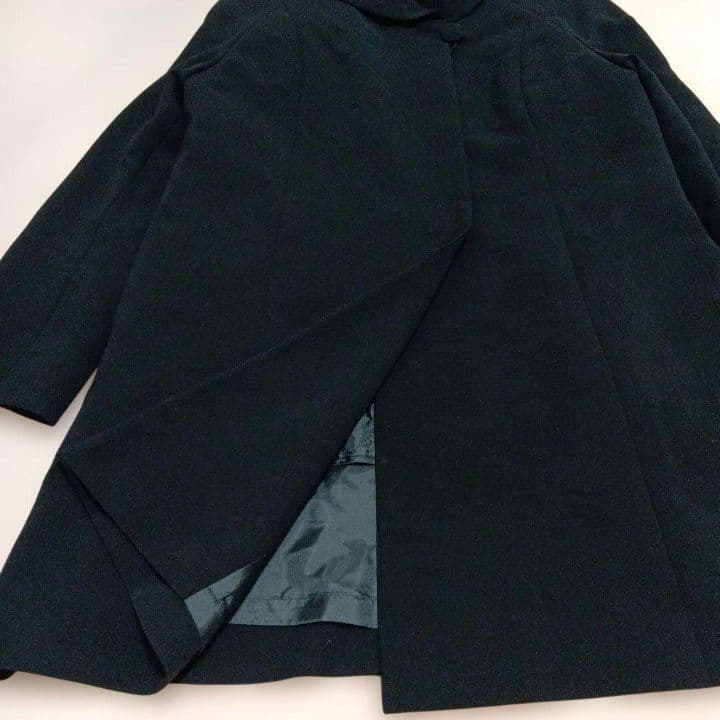 東京ソワール　ライナー付　コート　冠婚葬祭　フォーマル　ブラック　比翼