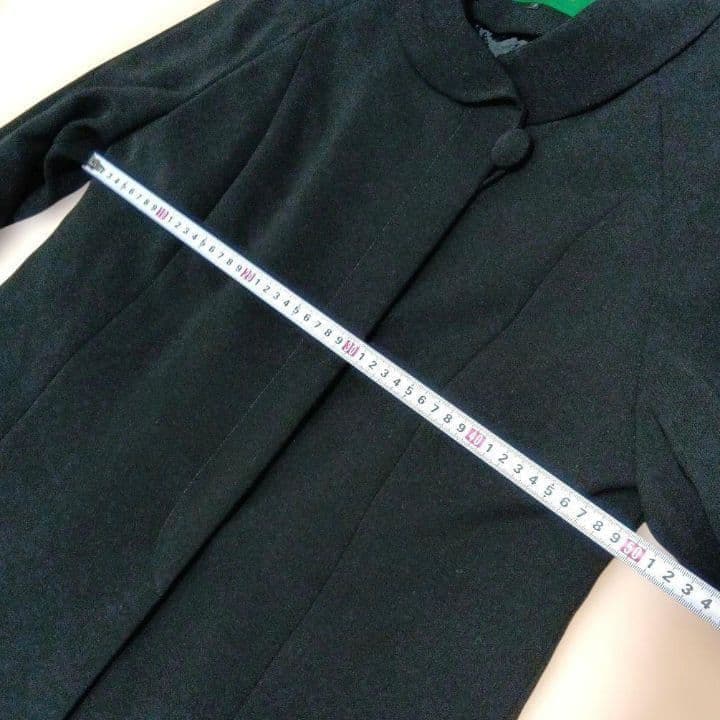 東京ソワール　ライナー付　コート　冠婚葬祭　フォーマル　ブラック　比翼