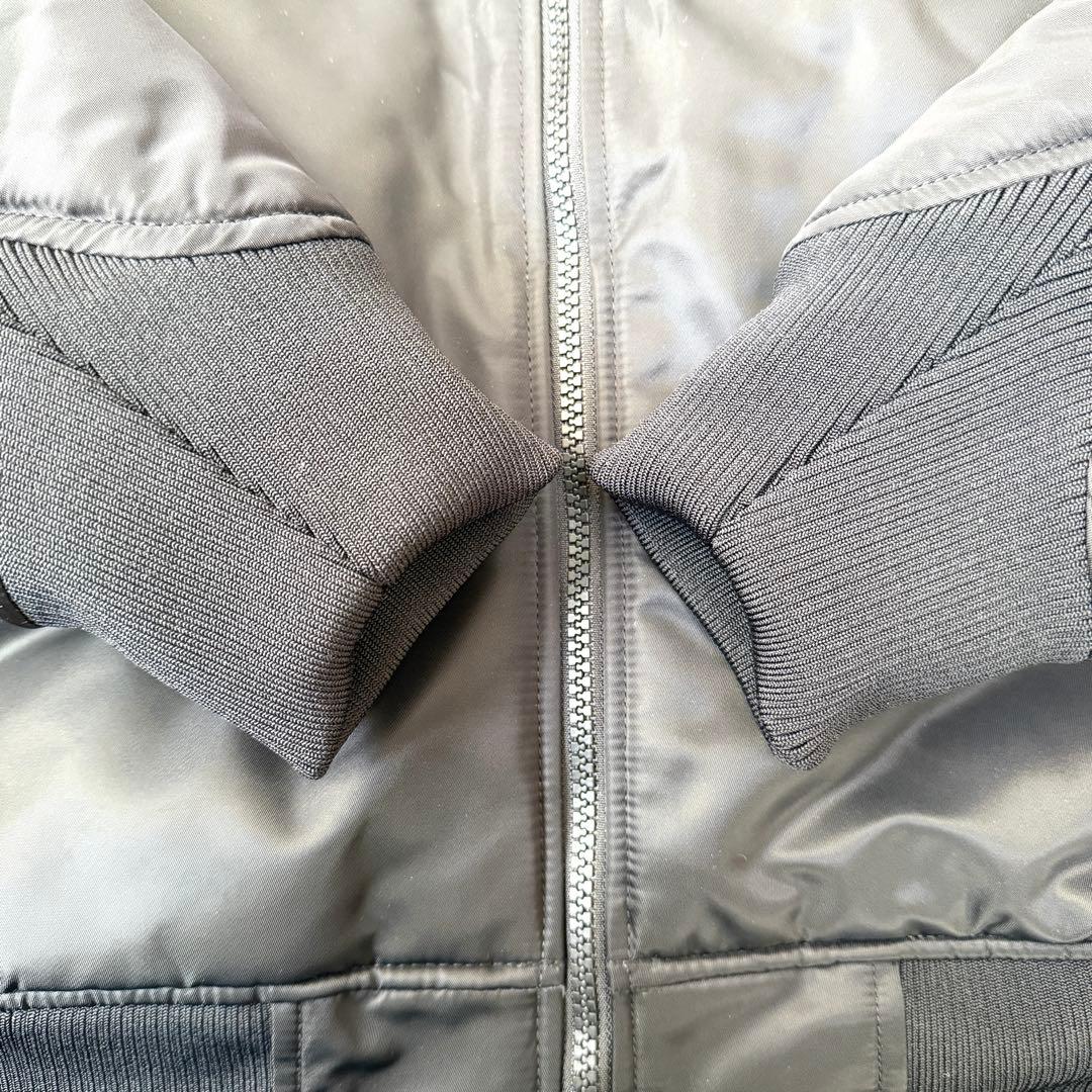 【未使用級✨】ユニクロ+J 復刻版ハイブリッドダウンオーバーサイズMA－1 黒L