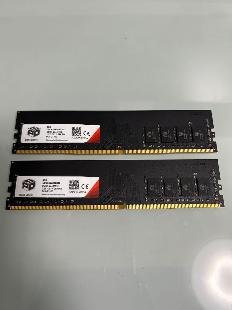 DDR4 2666MHz メモリー 16GB (2x8GB)