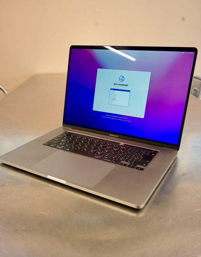 MacBook Pro 2019 16GB 1TB 初期化済 core i9