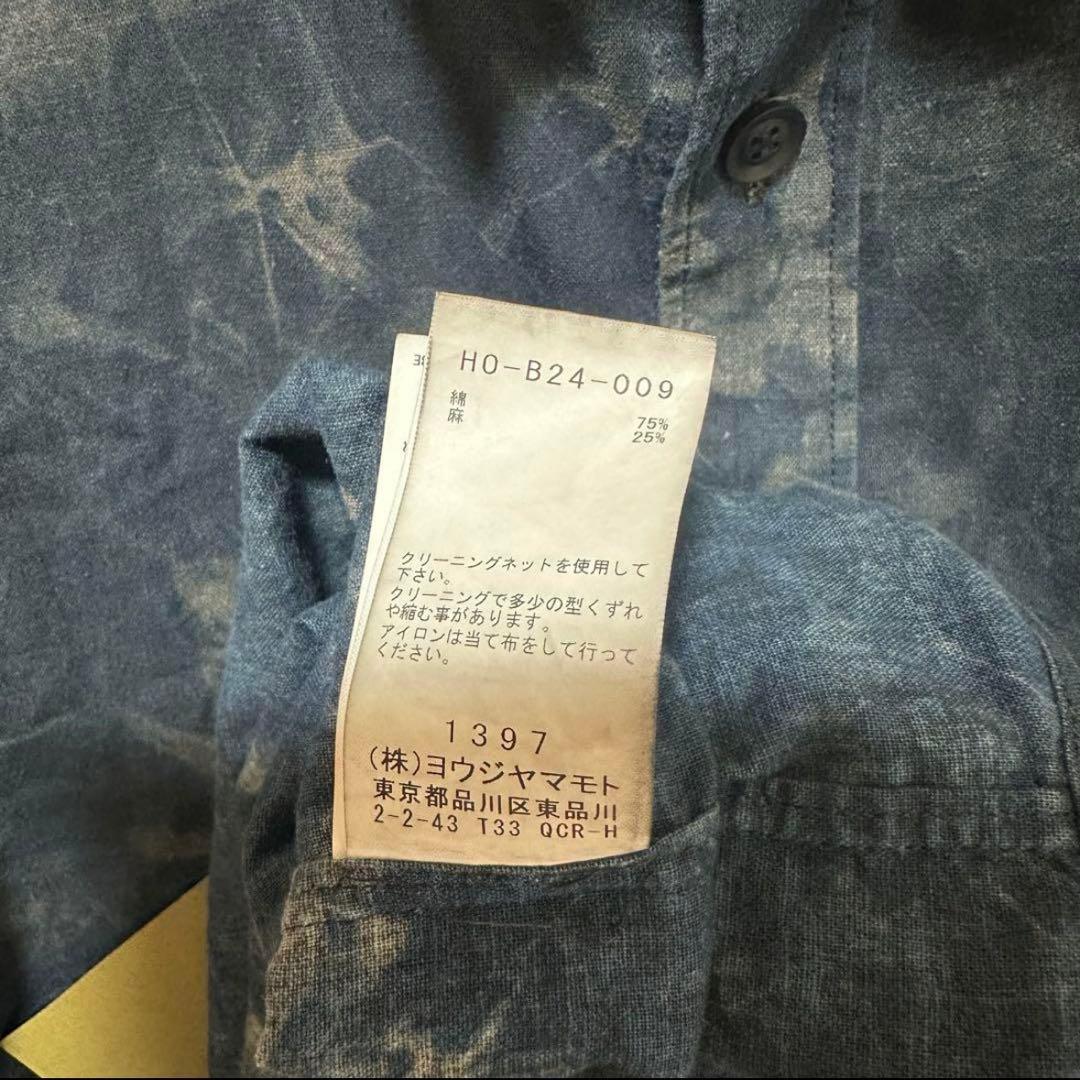 新品未使用　YOHJI YAMAMOTO POUR HOMME シャツ　柄