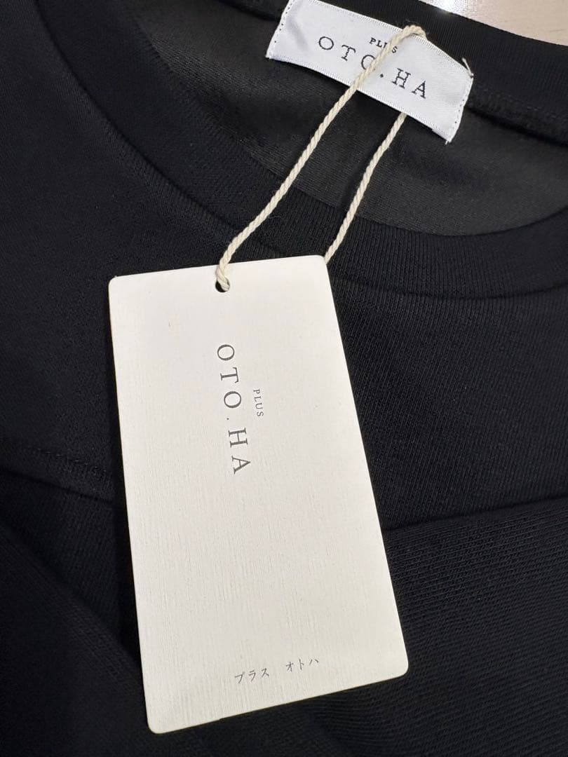 PLUS OTO.HA異素材ドッキングワンピース/新品未使用