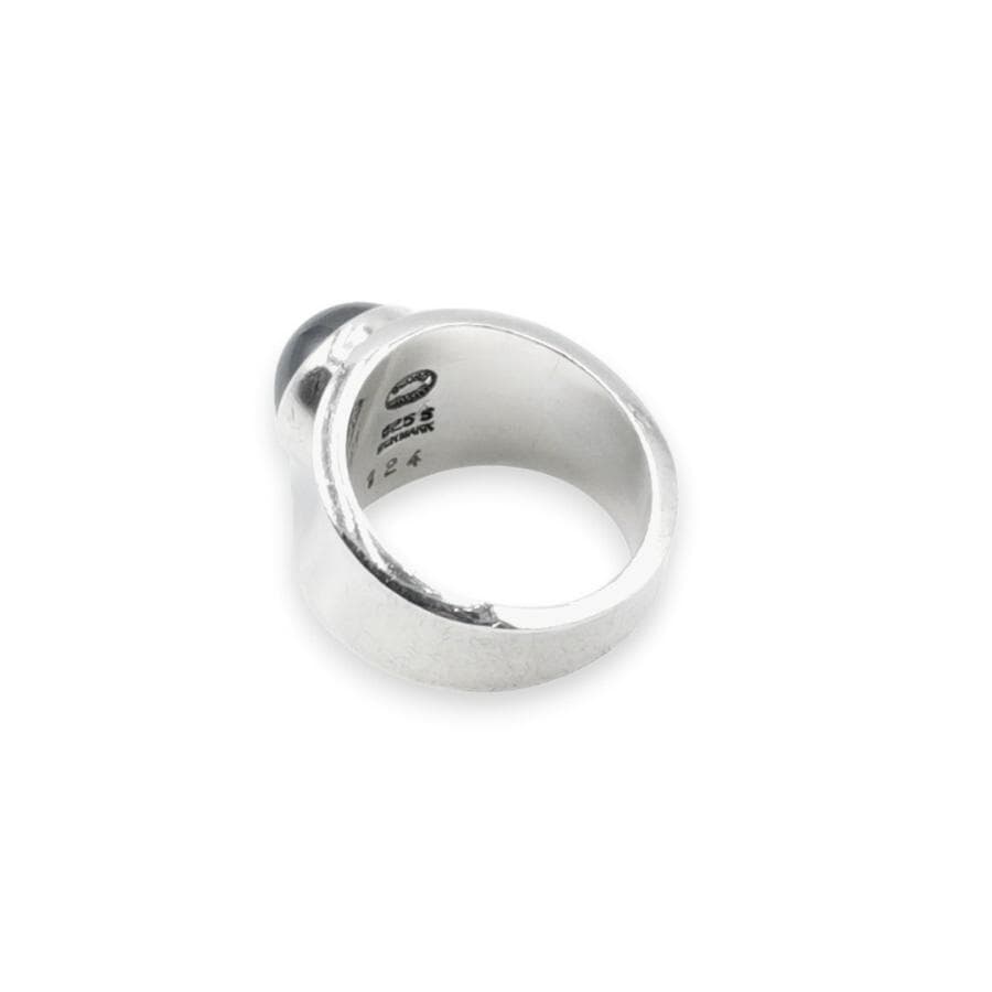 美品 ジョージジェンセン 指輪 ヘマトイト シルバー 8 11-25110748