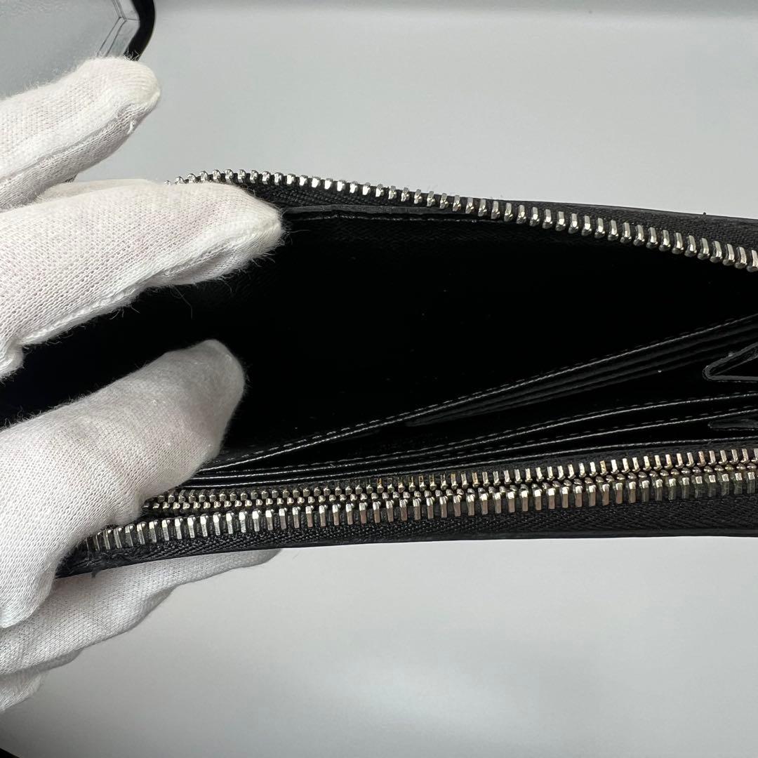 ルイヴィトン エピ ジッピーウォレット ブラック ※ファスナー破れあり