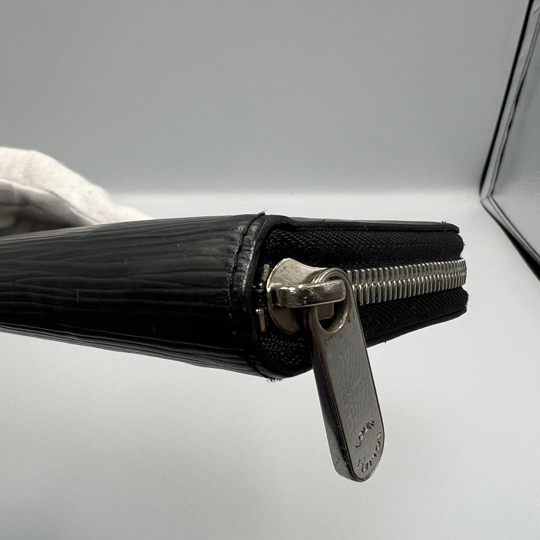 ルイヴィトン エピ ジッピーウォレット ブラック ※ファスナー破れあり