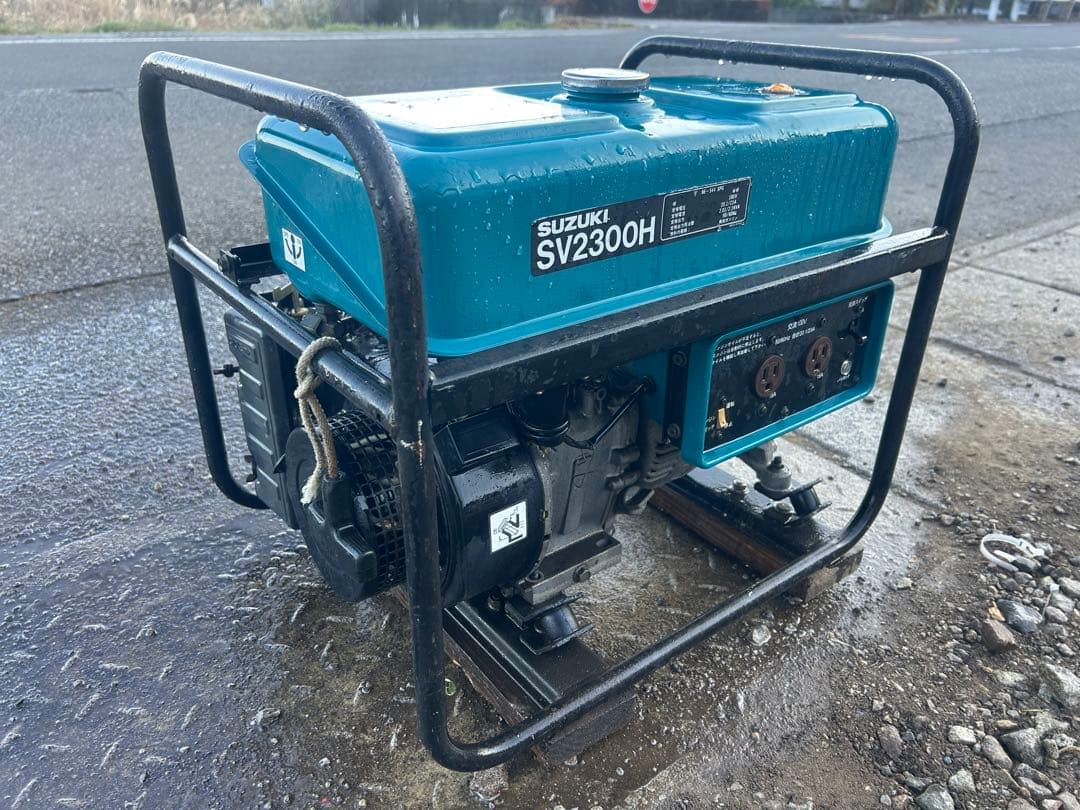 宮崎　SUZUKI 発電機 2.3KVA 100V ガソリン　洗車　キャンプ