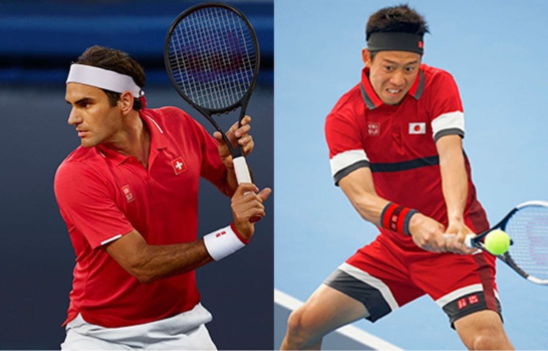 ドライEXポロシャツ（半袖） 錦織圭着用モデル×1 フェデラー着用モデル×1