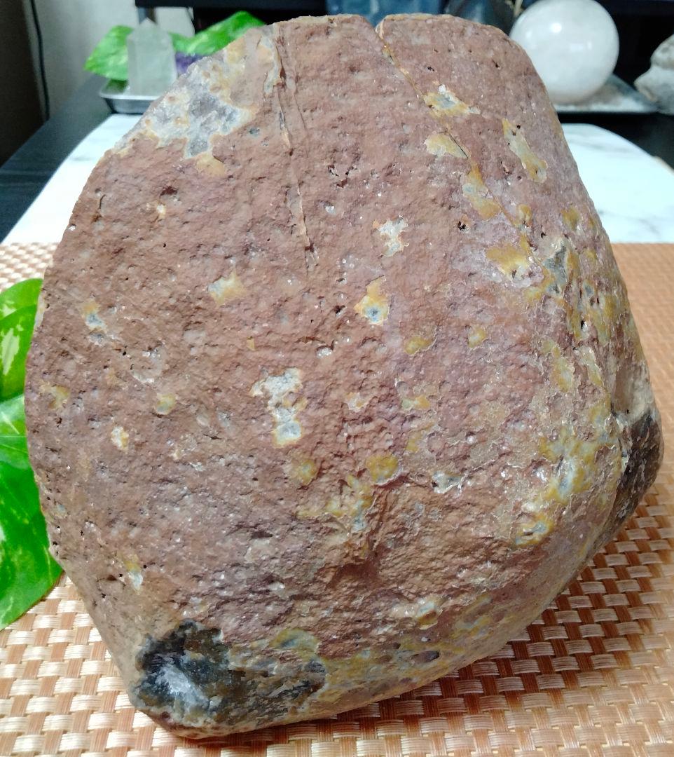 【巨大】★神秘的★★綺麗★天然石 4,1kg メノウ 原石 ブックエンド