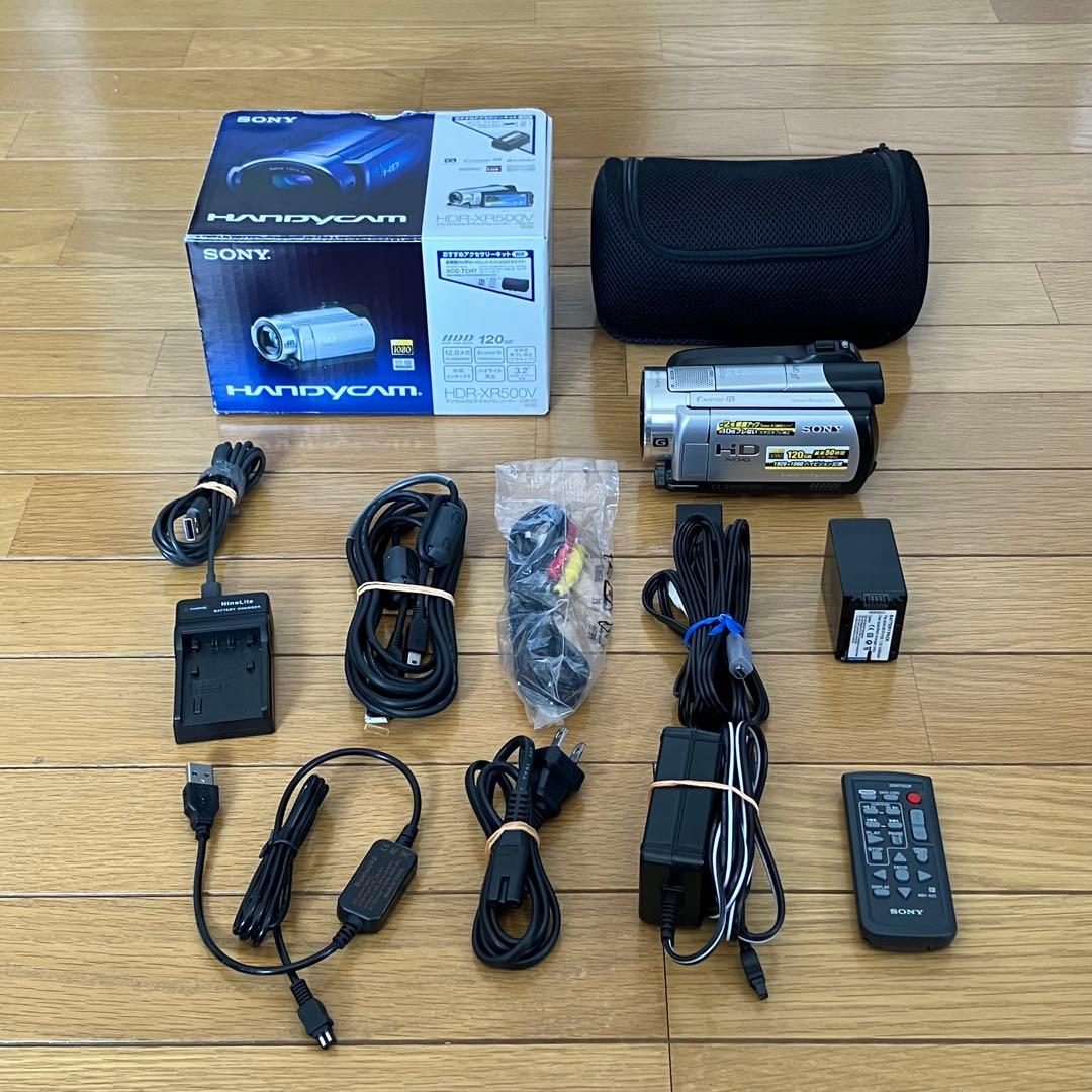 SONY ハンディカム HDR XR500V ビデオカメラ 本体【動作確認済み】