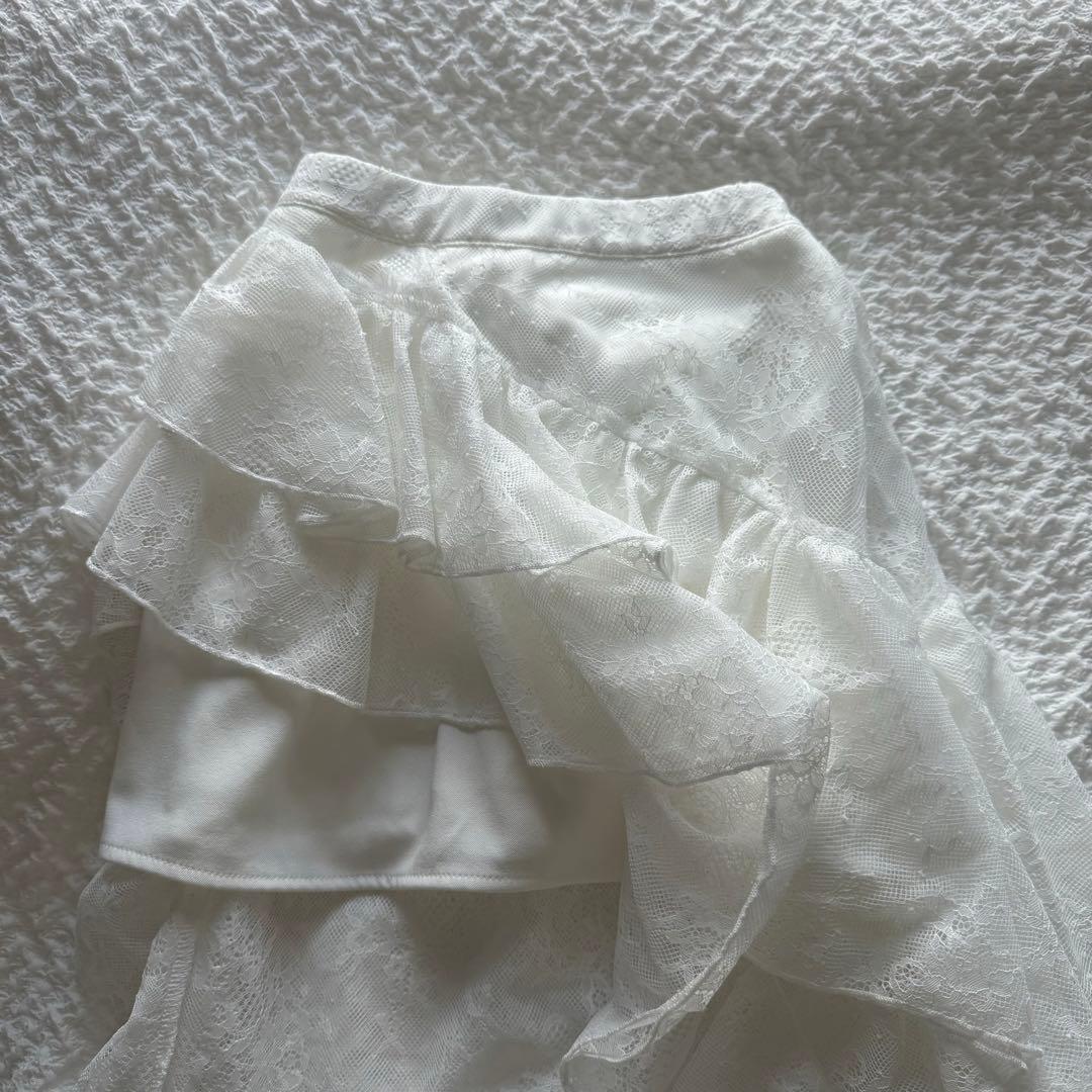 Darich イレヘムレースフリルスカート