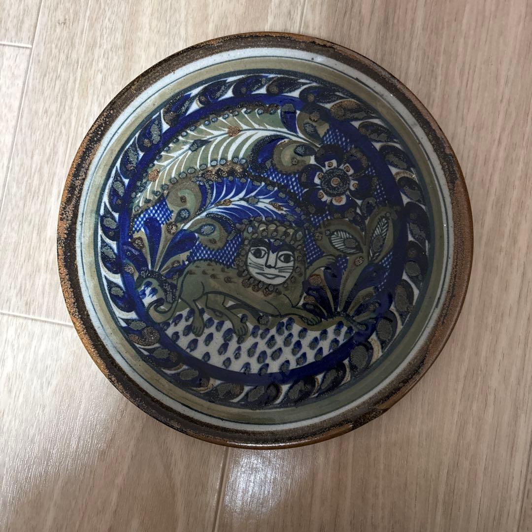 トナラ焼　皿　レア　ヴィンテージ　レトロ