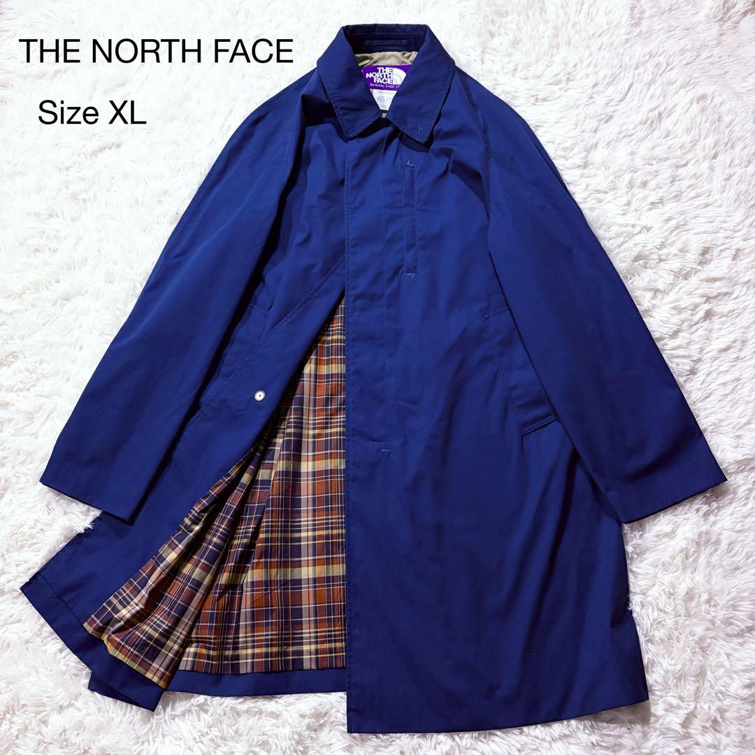 大きいサイズ★THE NORTH FACE ステンカラーコート ブルー XL
