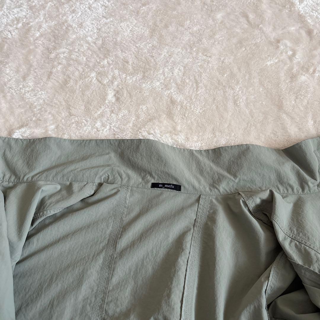 m-mefu センソユニコ　コート　ナイロン　ロング丈