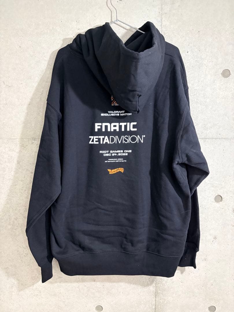 FNC x ZETA RGO22 HOODIE XLサイズ ブラック