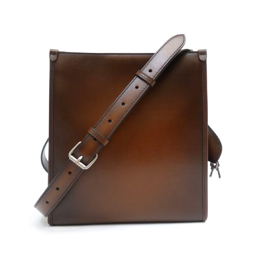 【未使用品】ベルルッティ　ショルダーバッグ　エミーオ　ホーボー　メッセンジャー