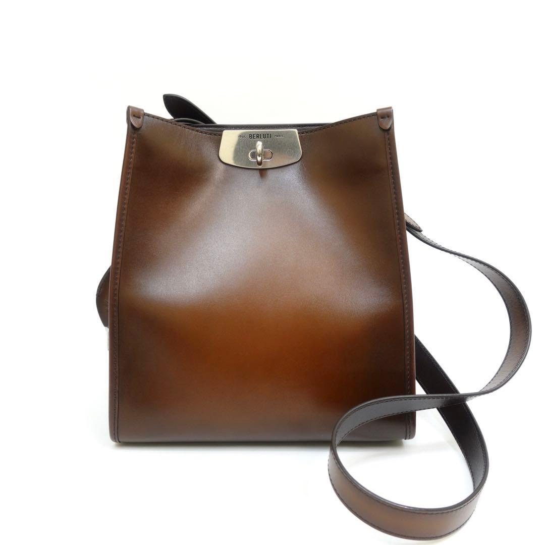 【未使用品】ベルルッティ　ショルダーバッグ　エミーオ　ホーボー　メッセンジャー