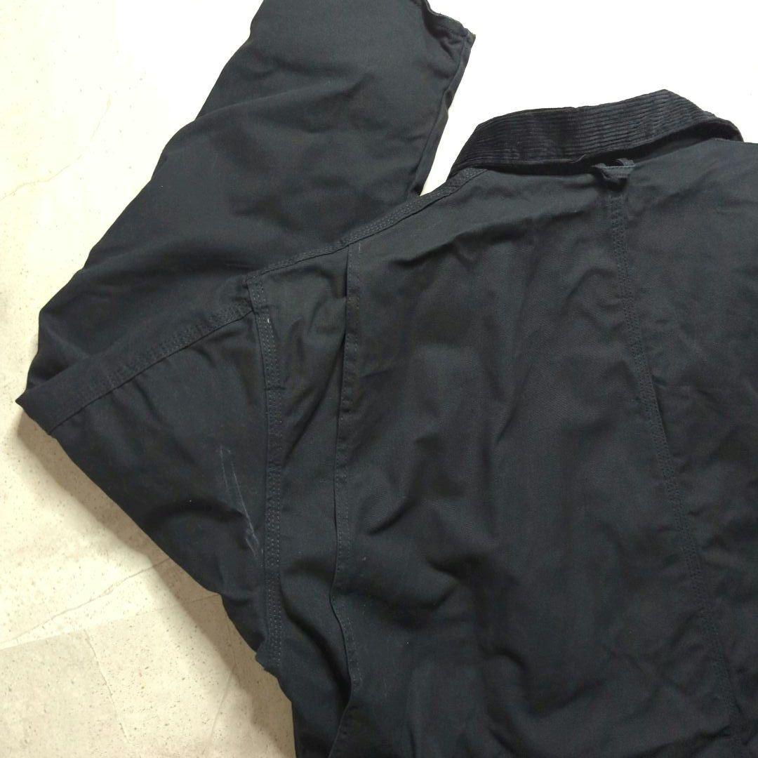 BERNEダックデトロイトジャケットXL 企業刺繍ロゴ中綿フェードブラック