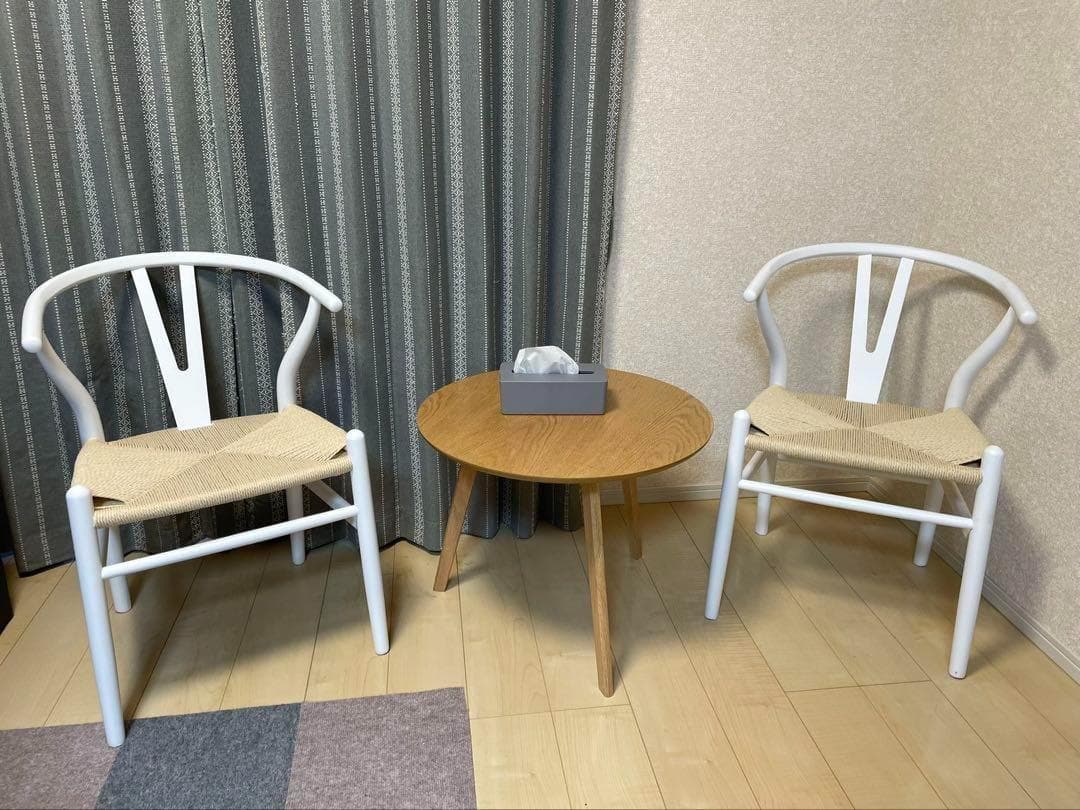 ホワイトウィンザーチェア 2脚セット
