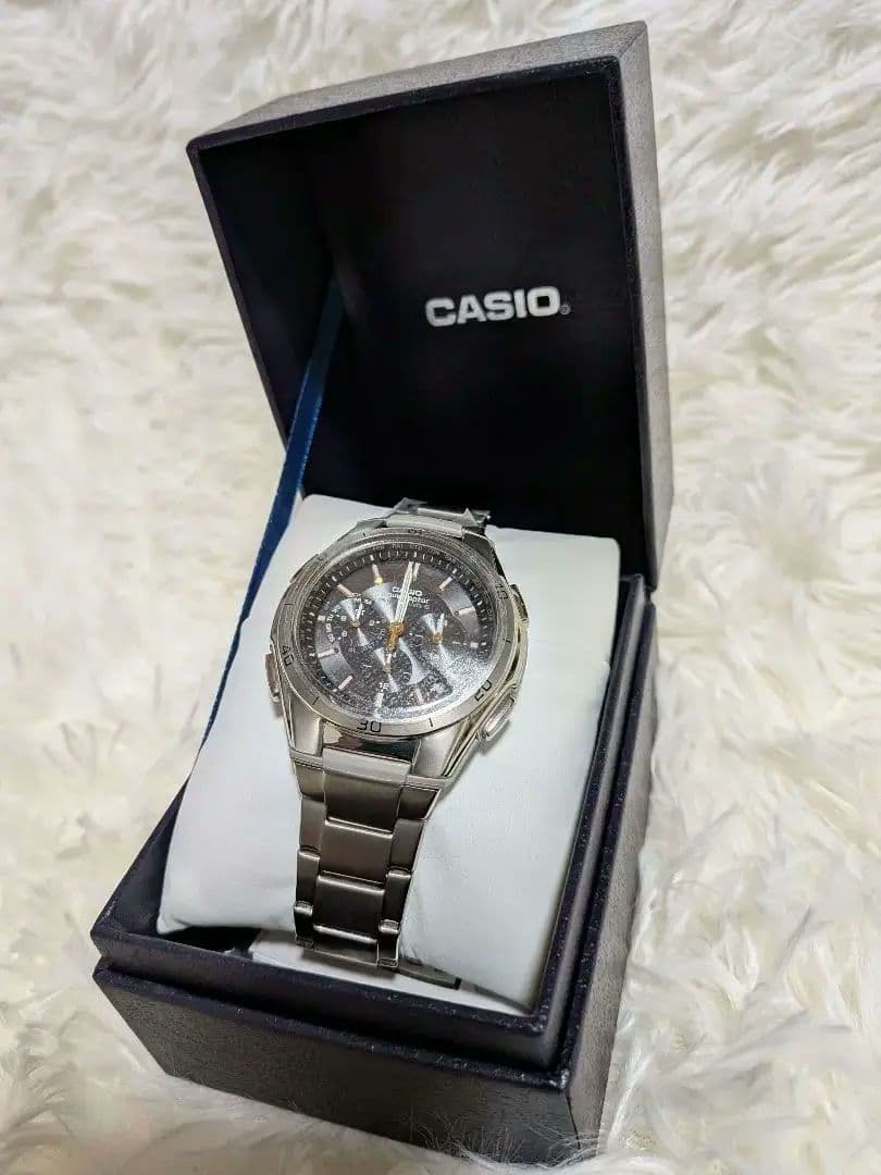 新品未使用　CASIO　ウェーブセプター　腕時計　電波ソーラー WVQ-M410