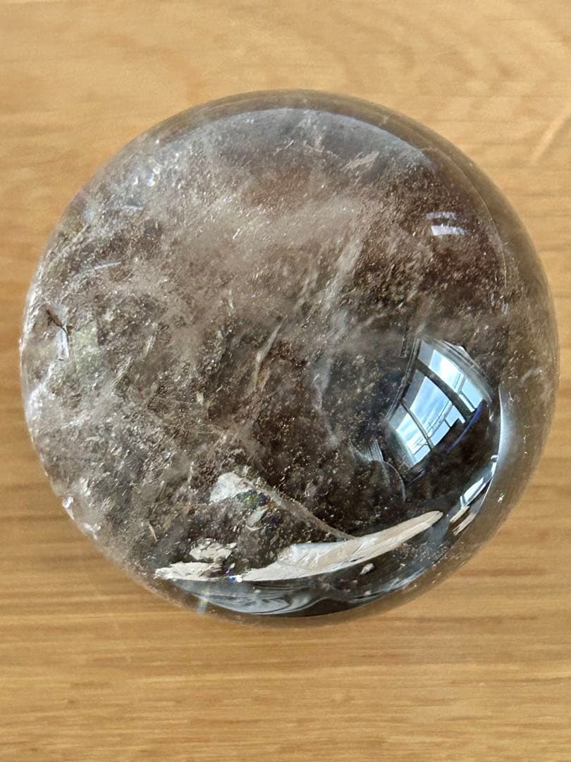 スモーキークォーツ　丸玉　スフィア　56㎝