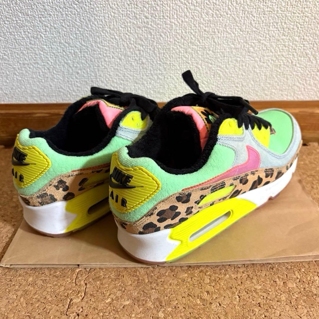 【美品】NIKE WMNS AIR MAX 90 LX ANIMAL 23.5