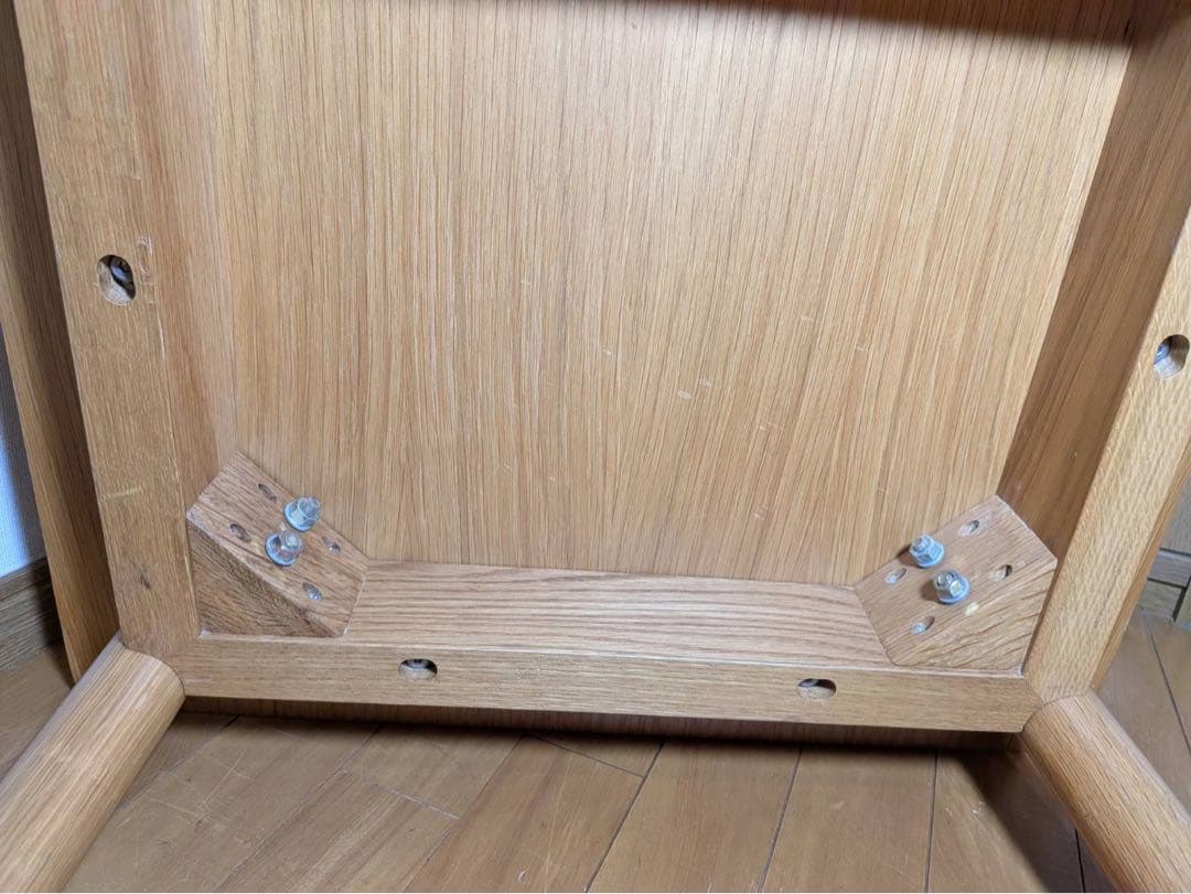 ■送料込■無印良品 MUJI ローテーブル オーク材 木製家具 デスク 120