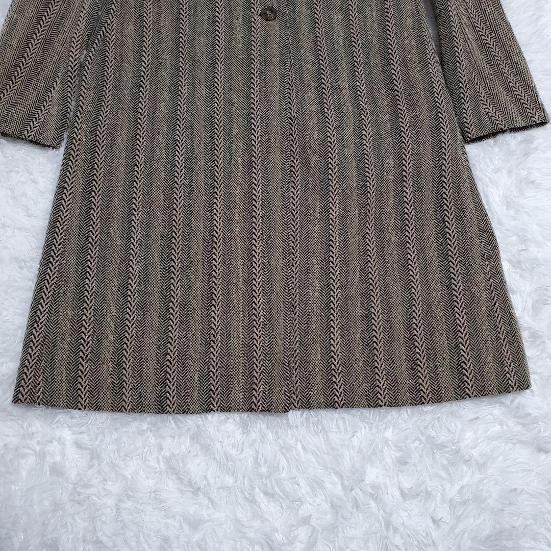 希少✨MARNI　マルニ　ロングコート　ヘリンボーン　ウール　38