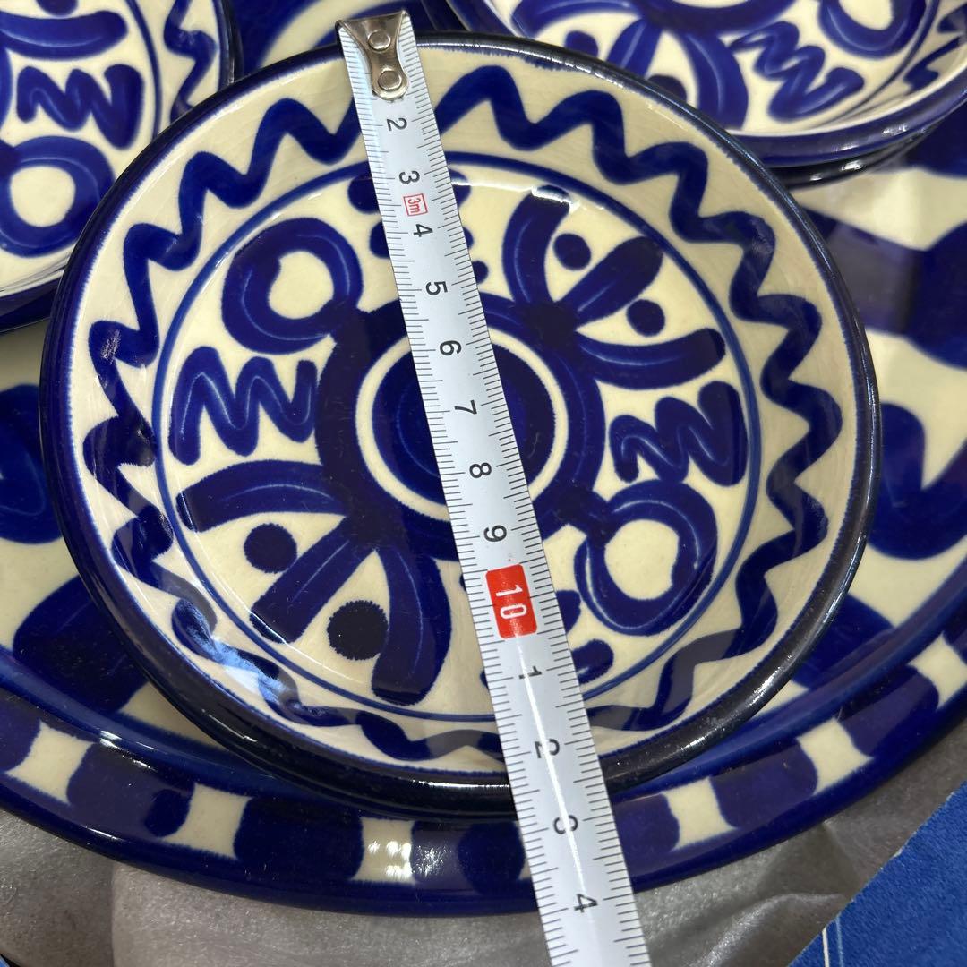 美濃焼　小田井窯　OTAI CERAMICS　楽々絵小皿 5大皿1