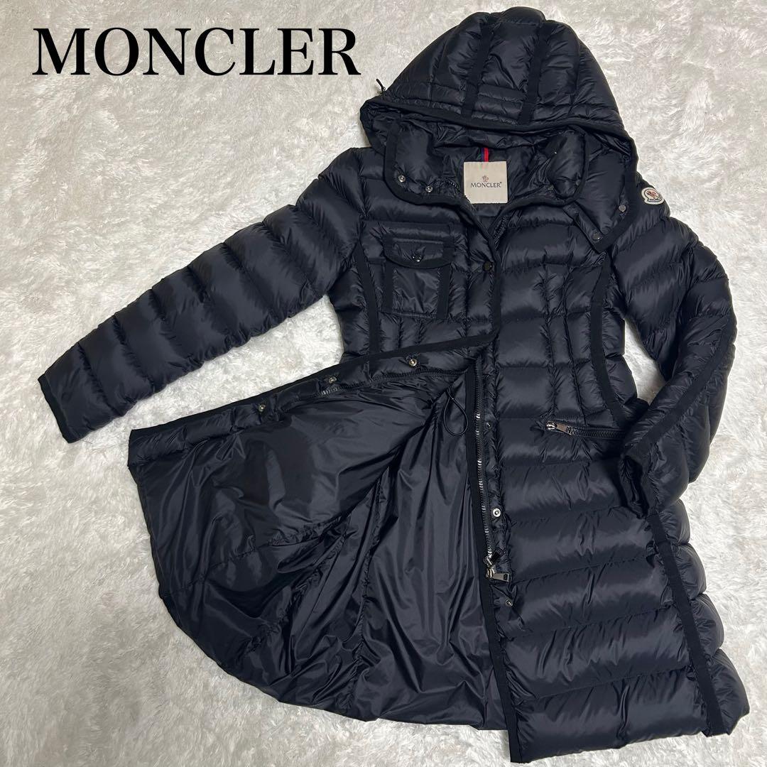 MONCLER モンクレール HERMINE エルミンヌ ダウン 黒 サイズ２