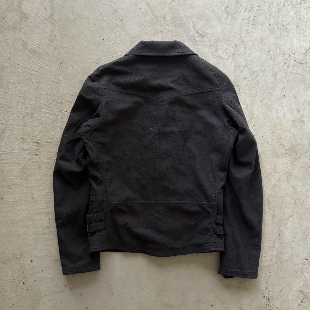 00s archive wool ライダースジャケット garcons