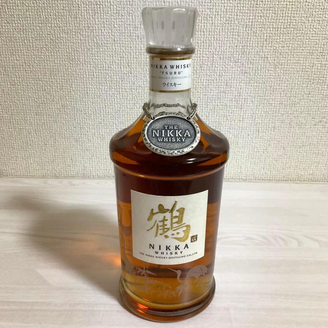 NIKKA ウイスキー TSURU 鶴 鶴デザイン 700ml 箱付き 旧ボトル