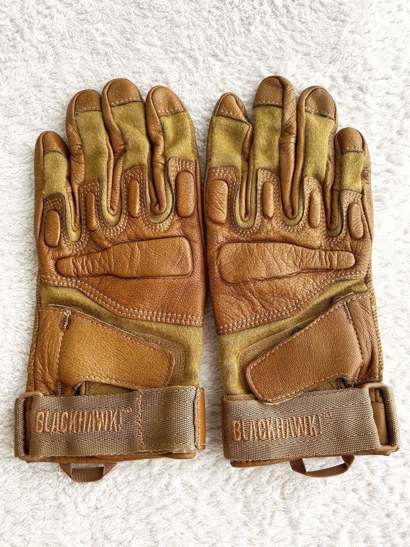 ブラックホーク 革製タクティカルグローブ S.O.L.A.G. M ミリタリー