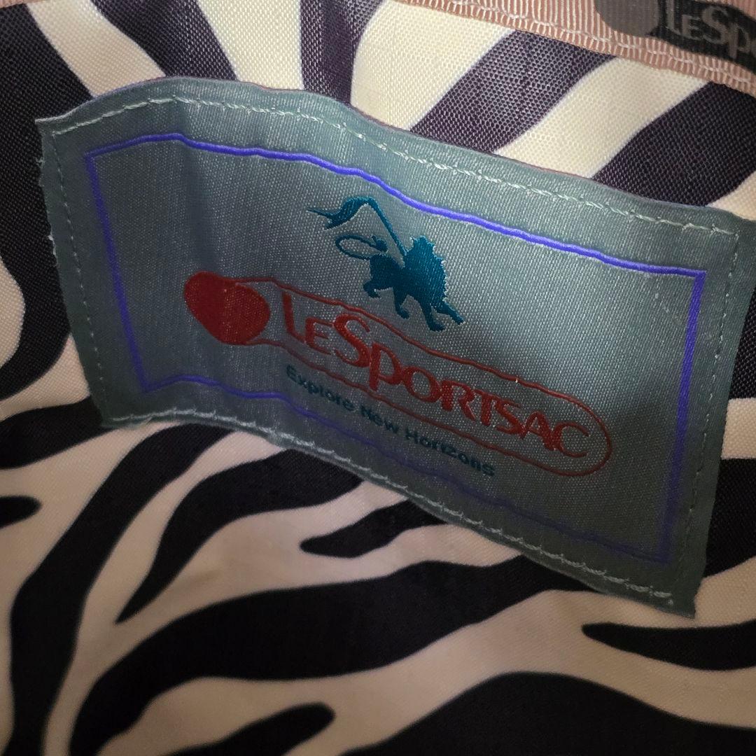 LeSportsac バンブーハンドル キルティング リュック 黒