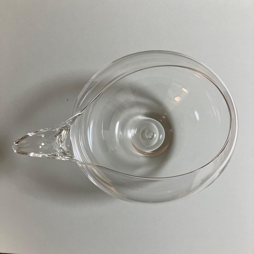 片口　ワインデキャンター　宙吹きグラス　ガラス作家　高橋禎彦1995年頃