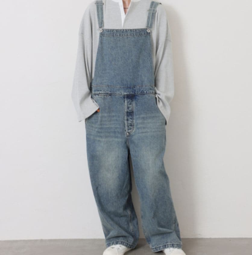新品未使用　１１ＯＺデニムミドルバックオーバーオール 40,700円