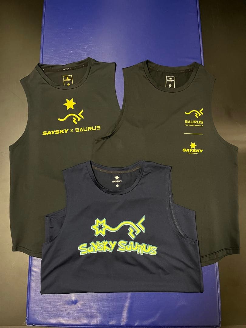 AMINOSAURUS &SAYSKYランニングウェア【中古美品】【サイズXS】