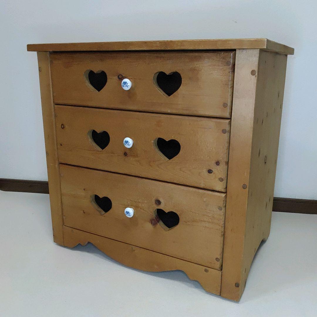 カントリー家具 アメリカン カントリー ハートチェスト 箪笥 キャビネット