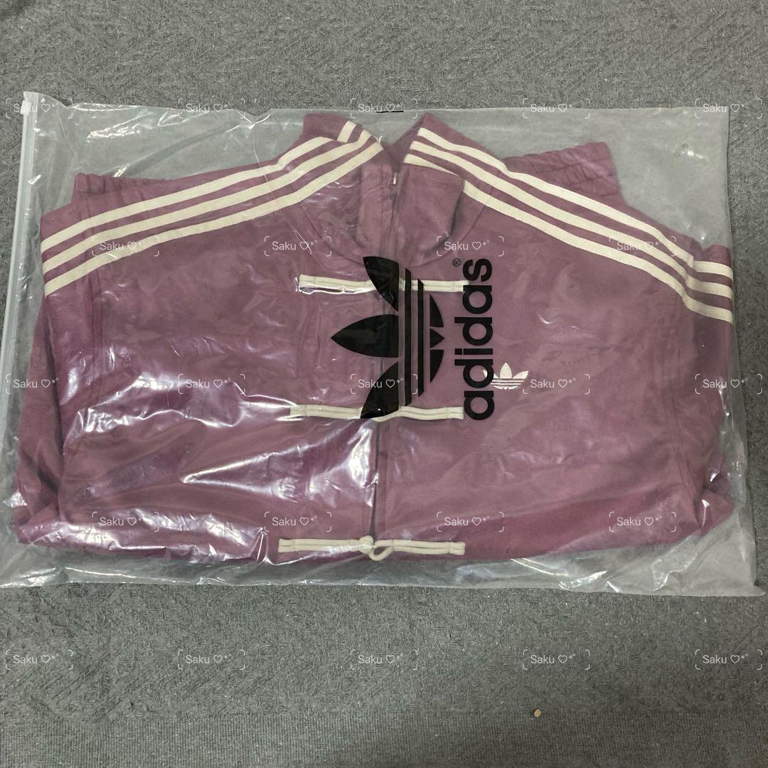 中国限定 アディダス 蛇年トラック パープル ストライプジャケットS