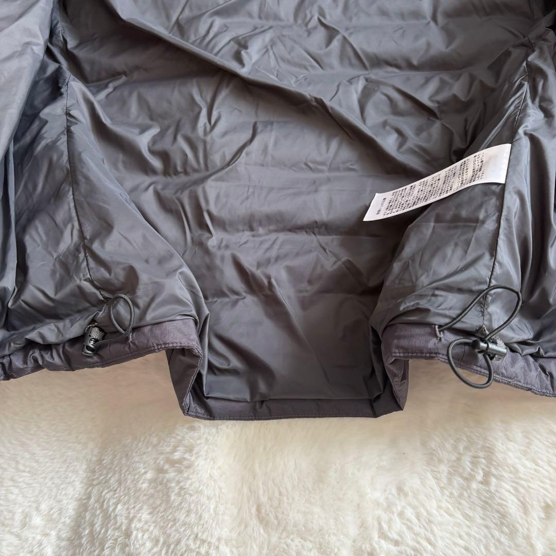 【美品✨】DANTON ダウンジャケット フーディ ブラック ライト フード