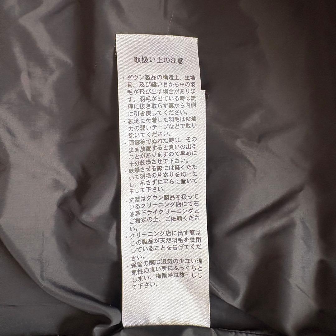 【美品✨】DANTON ダウンジャケット フーディ ブラック ライト フード
