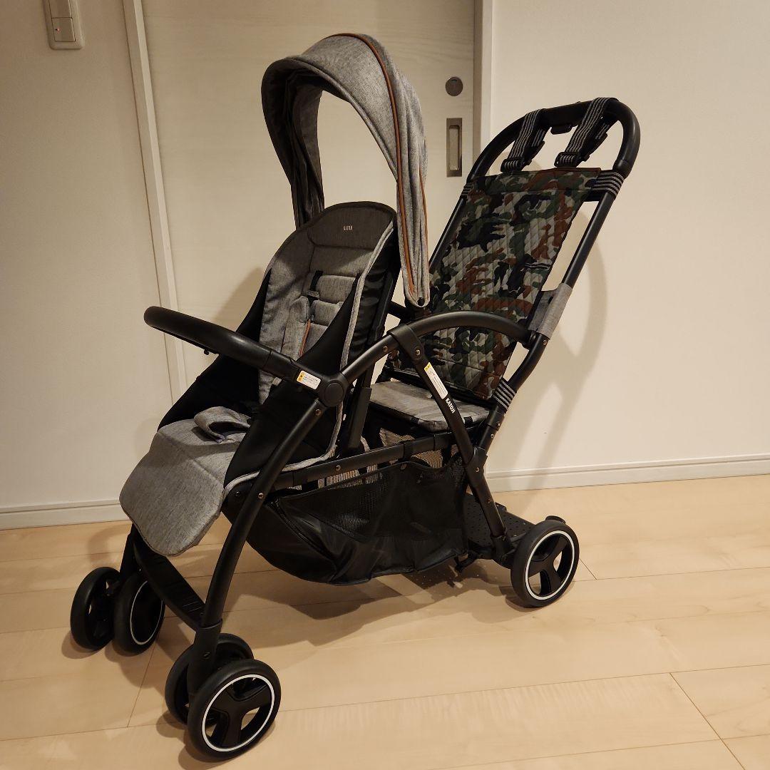 カトージ 2人乗り ベビーカー 2-seater KATOJI 2シーター